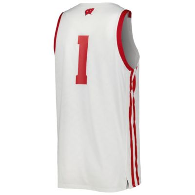 NCAA Under Armour Wisconsin Badgers Replica Basketball Jersey