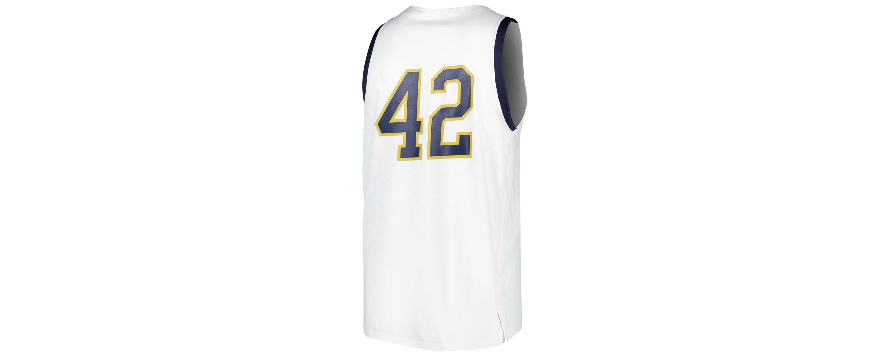 NCAA Under Armour #42 Notre Dame Fighting Irish Replica Basketball Jersey