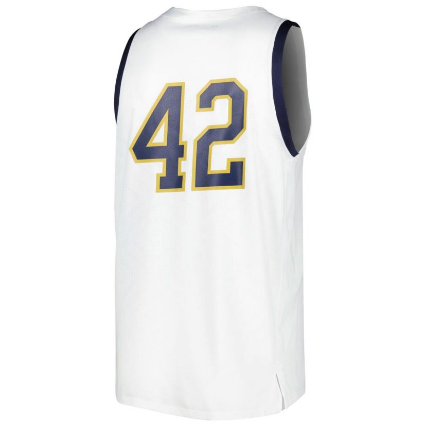 NCAA Under Armour #42 Notre Dame Fighting Irish Replica Basketball Jersey