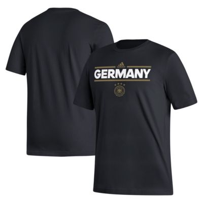 adidas Men's Soccer National Teams Germany National Team Dassler T-Shirt, Black, Small -  0195749742738