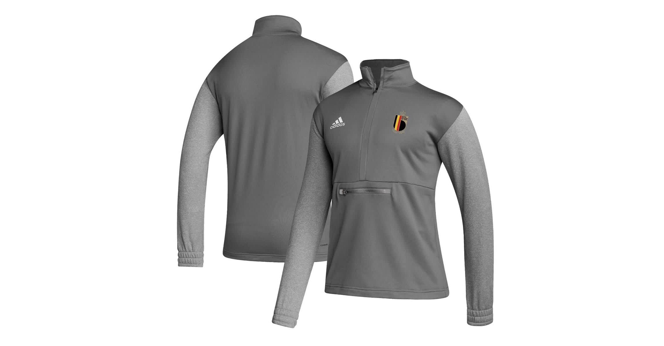 Soccer National Teams Belgium National Team Crest Long Sleeve Half-Zip Top