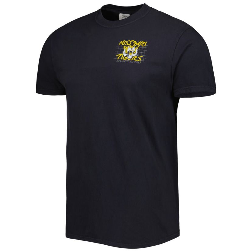 NCAA Missouri Tigers Vault Helmet History Comfort T-Shirt