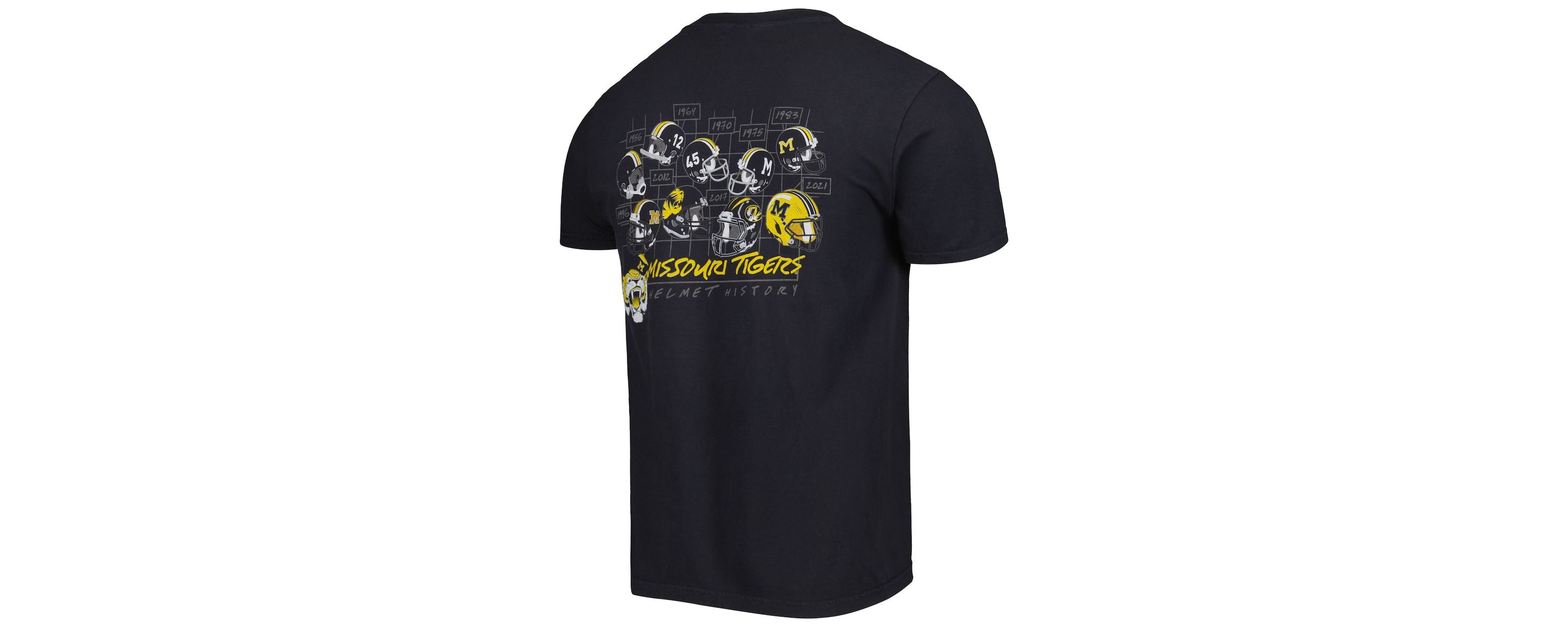 NCAA Missouri Tigers Vault Helmet History Comfort T-Shirt