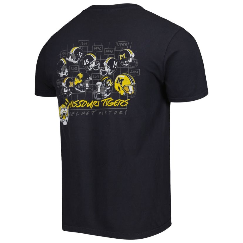 NCAA Missouri Tigers Vault Helmet History Comfort T-Shirt