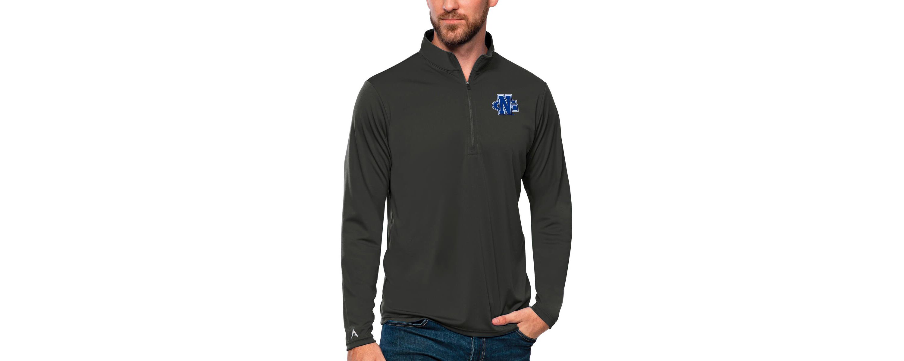 NCAA North Georgia Nighthawks Tribute Quarter-Zip Pullover Top