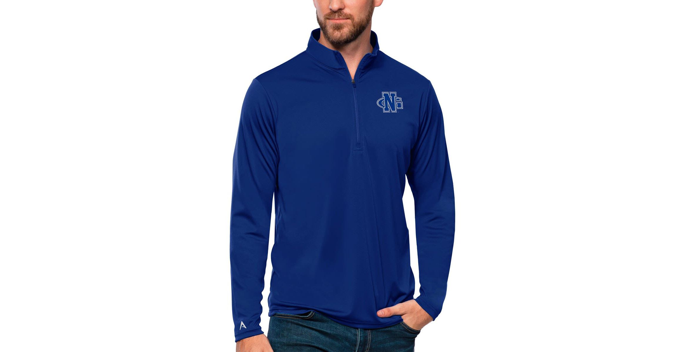 NCAA North Georgia Nighthawks Tribute Quarter-Zip Pullover Top