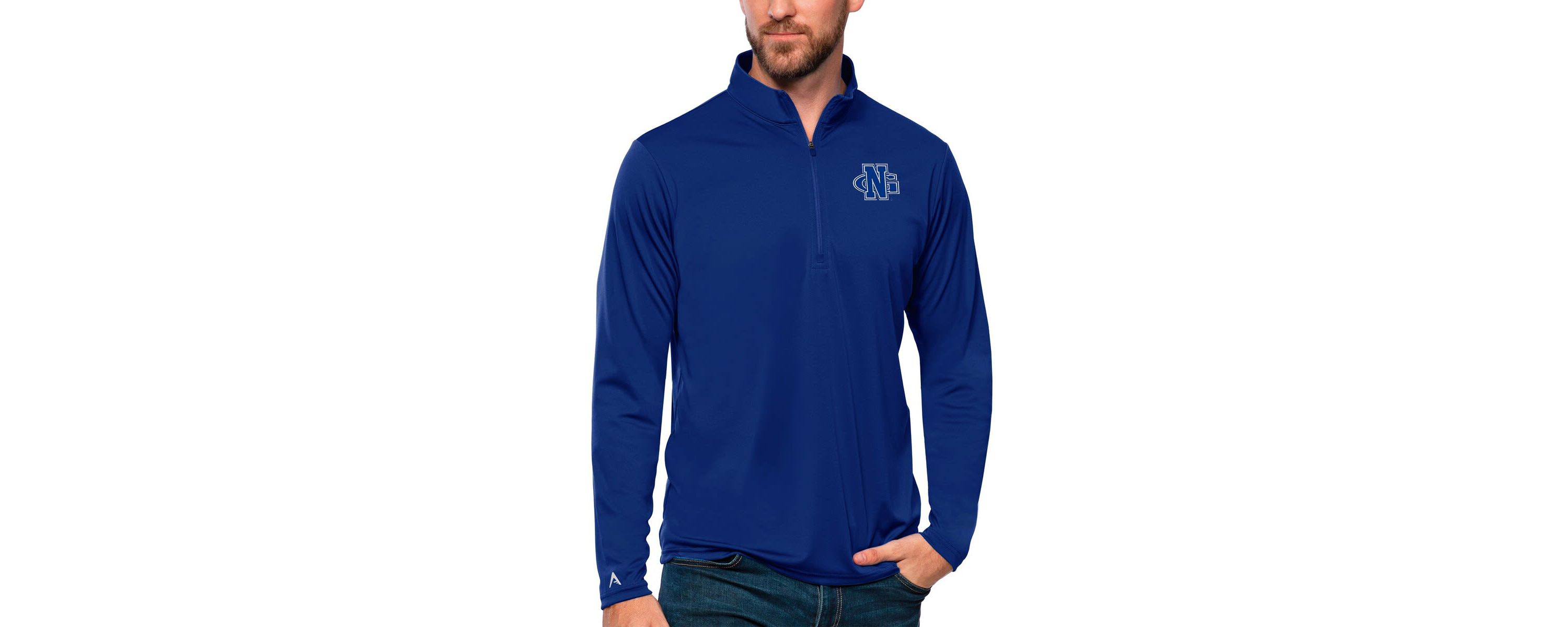 NCAA North Georgia Nighthawks Tribute Quarter-Zip Pullover Top