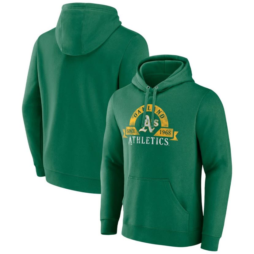 MLB Kelly Oakland Athletics Utility Pullover Hoodie