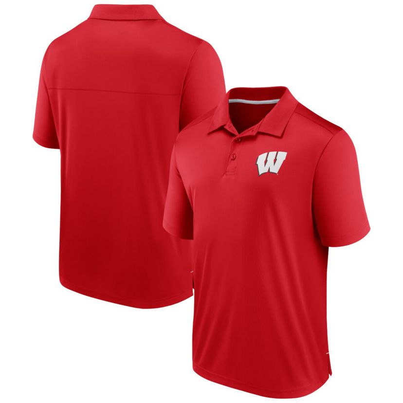 NCAA Fanatics Wisconsin Badgers Polo