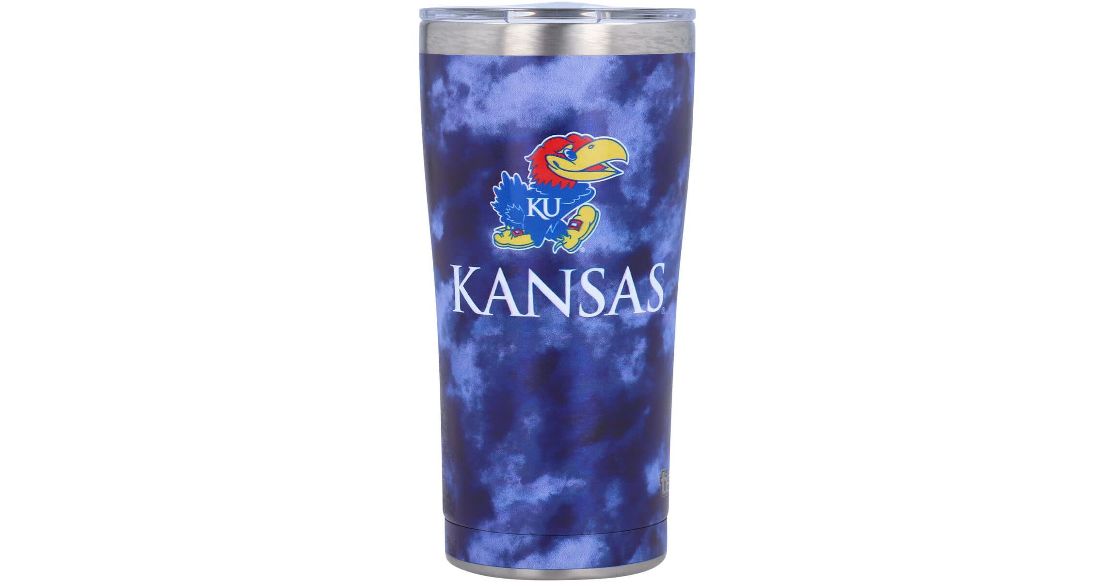 NCAA Kansas Jayhawks 20oz. Tie-Dye Stainless Tumbler