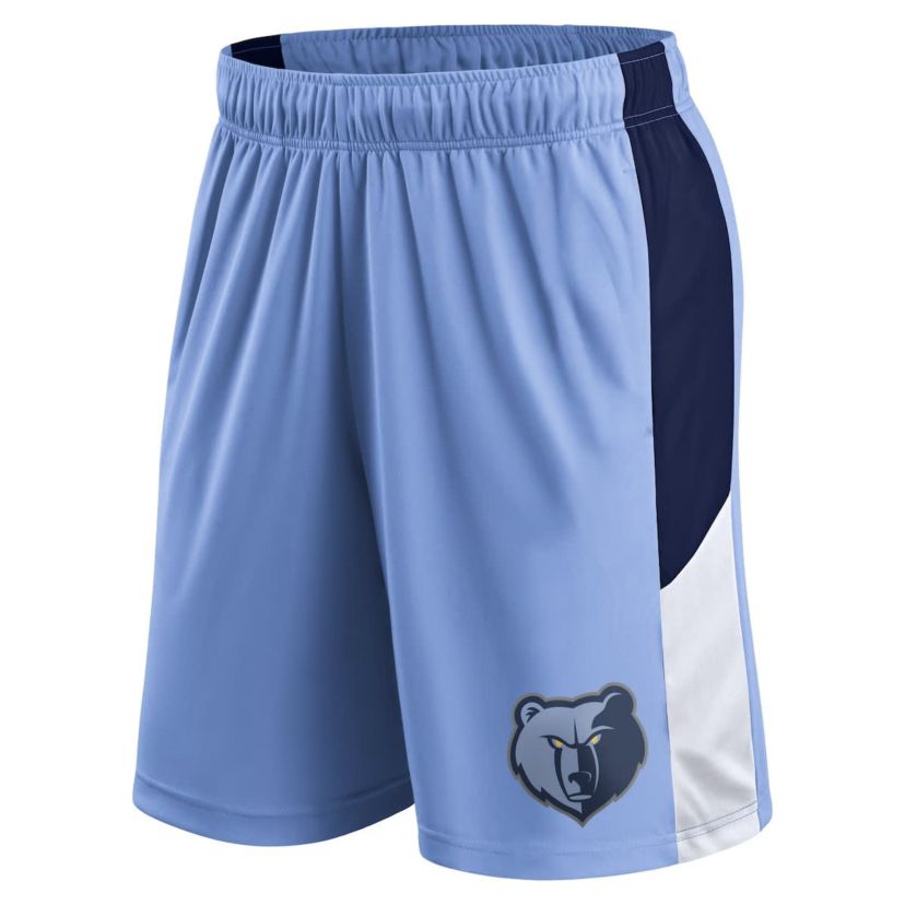 NBA Fanatics Light Memphis Grizzlies Practice Performance Shorts