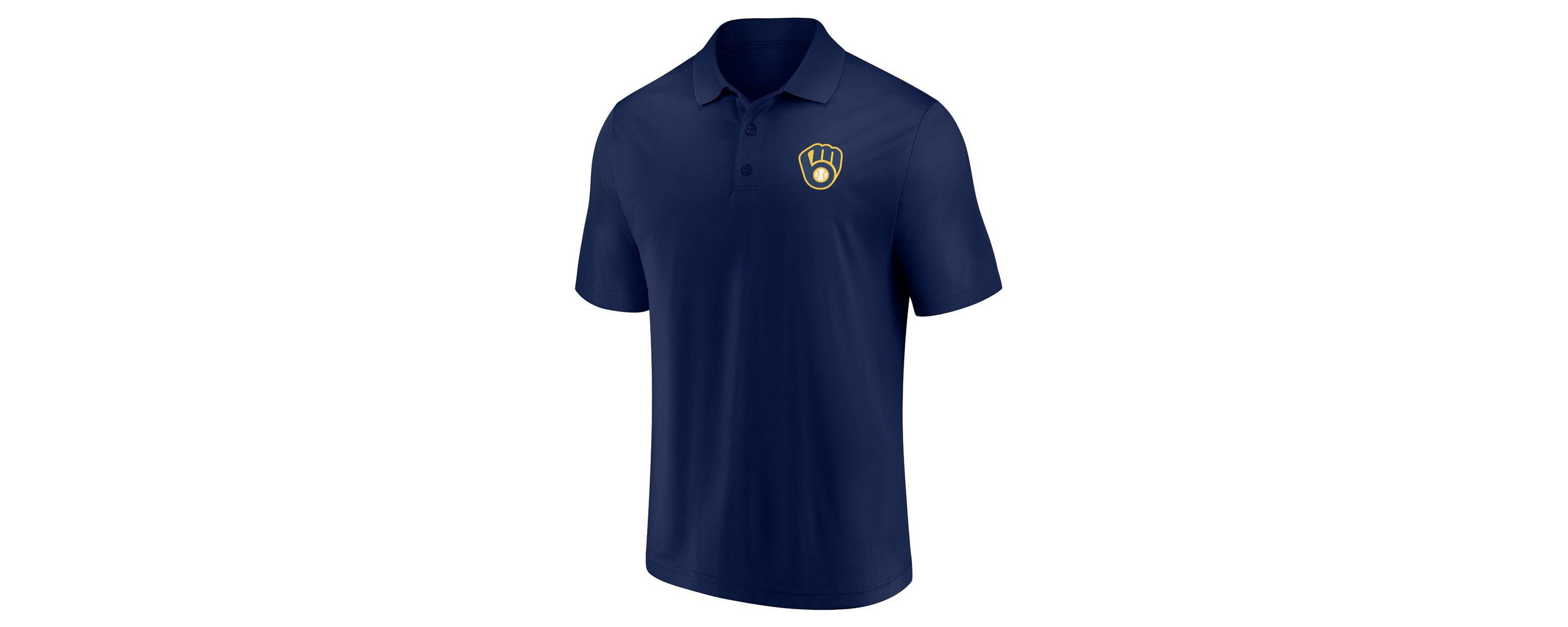 MLB Fanatics Milwaukee Brewers Dueling Logos Polo Combo Set