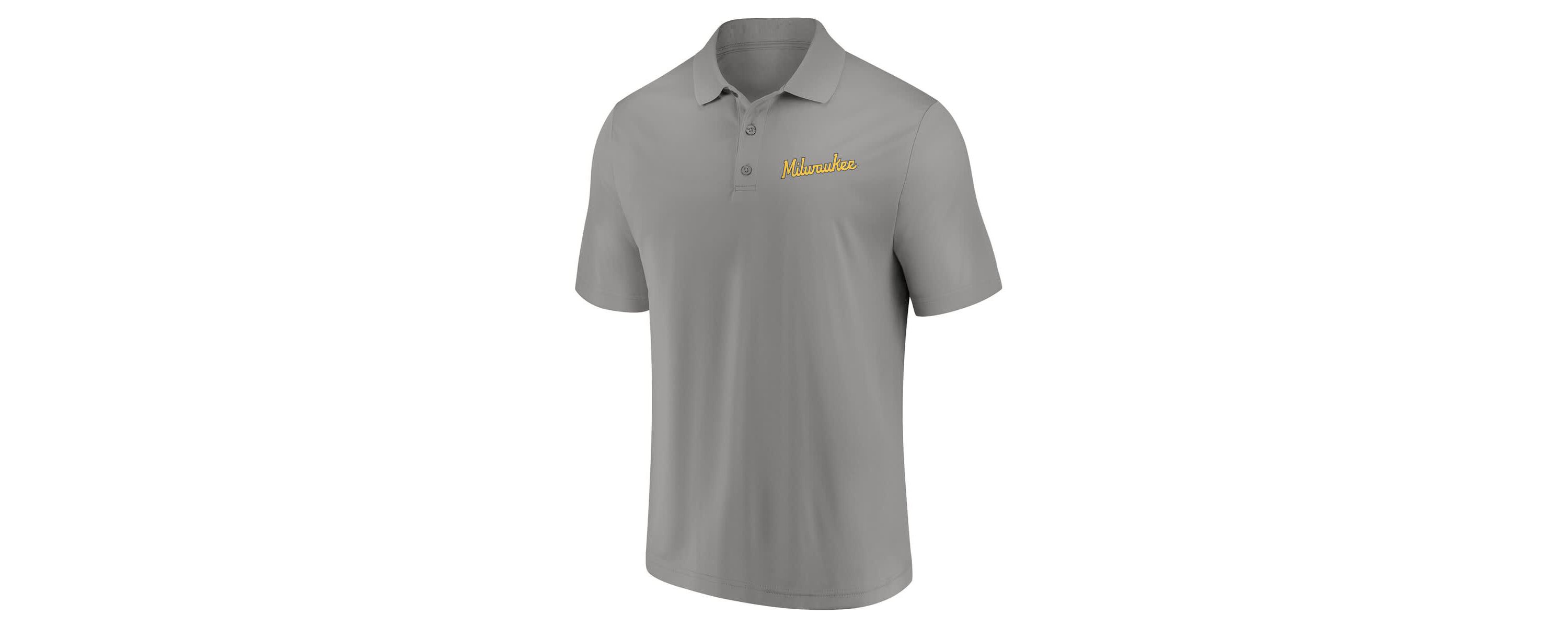 MLB Fanatics Milwaukee Brewers Dueling Logos Polo Combo Set