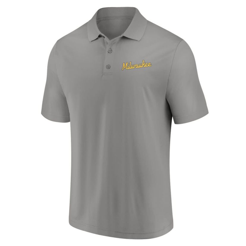 MLB Fanatics Milwaukee Brewers Dueling Logos Polo Combo Set