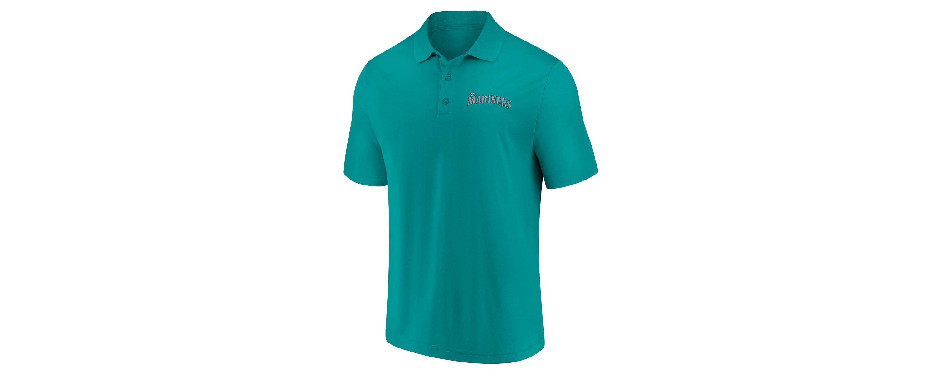 MLB Fanatics Navy/Teal Seattle Mariners Dueling Logos Polo Combo Set