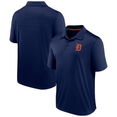 Men's MLB Fanatics Detroit Tigers Fitted Polo, Navy Blue, Small