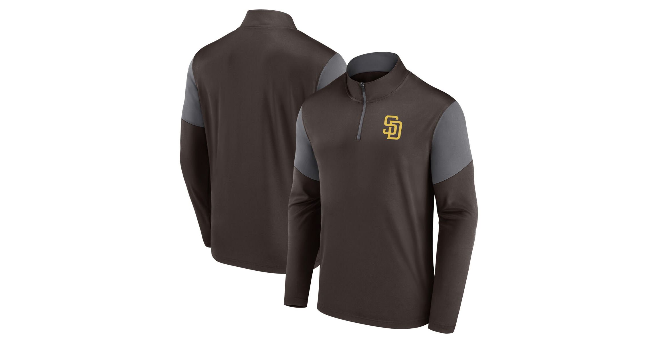 MLB Fanatics San Diego Padres Logo Quarter-Zip Top
