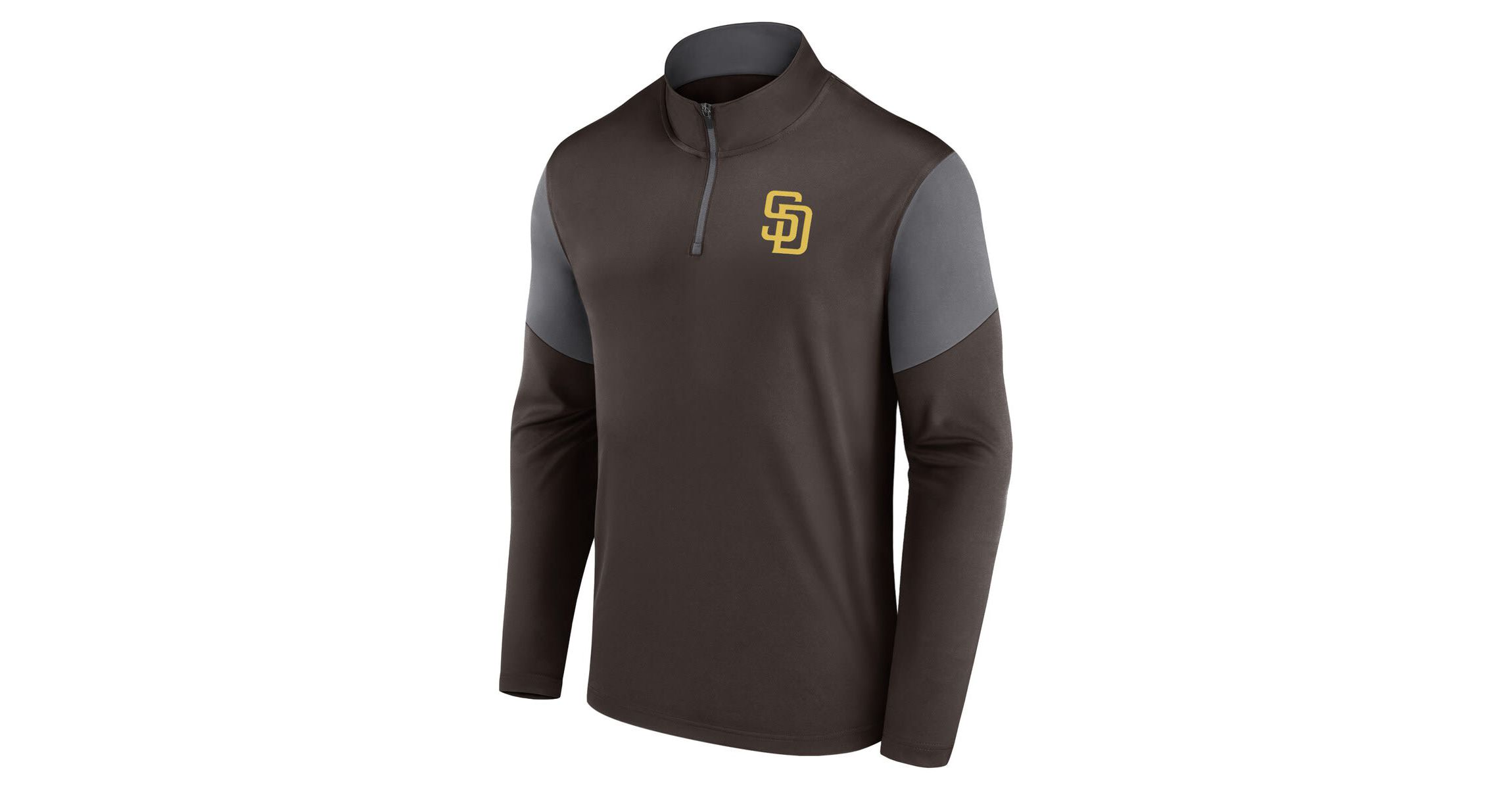 MLB Fanatics San Diego Padres Logo Quarter-Zip Top