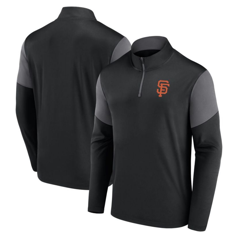 MLB Fanatics San Francisco Giants Logo Quarter-Zip Top