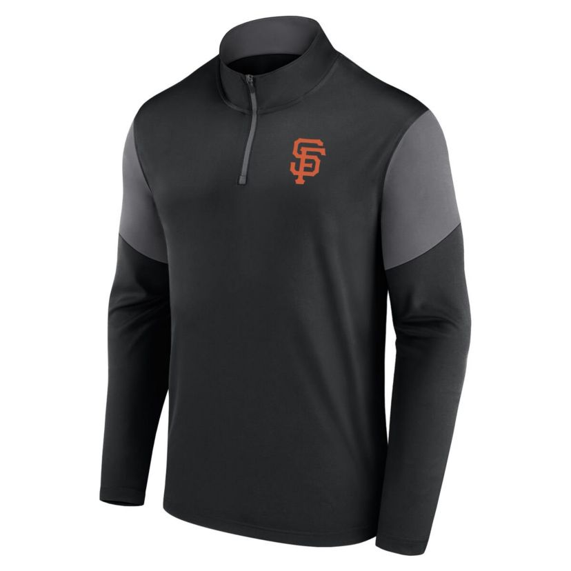 MLB Fanatics San Francisco Giants Logo Quarter-Zip Top