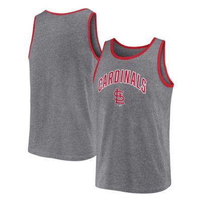 Men's MLB Fanatics St. Louis Cardinals Primary Tank Top, Gray, Small