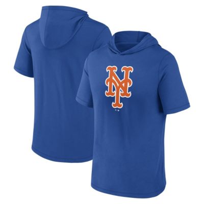MLB Fanatics New York Mets Short Sleeve Hoodie T-Shirt