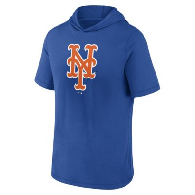 MLB Fanatics New York Mets Short Sleeve Hoodie T-Shirt