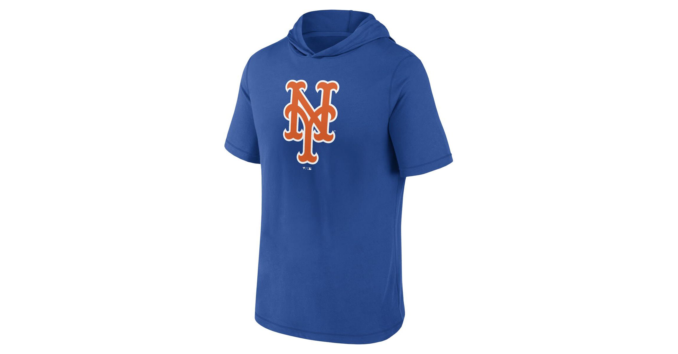 MLB Fanatics New York Mets Short Sleeve Hoodie T-Shirt