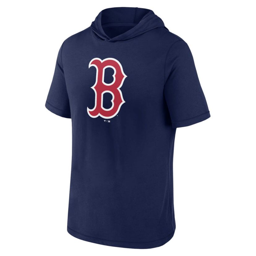 Boston Red Sox MLB Fanatics Boston Sox Short Sleeve Hoodie T-Shirt
