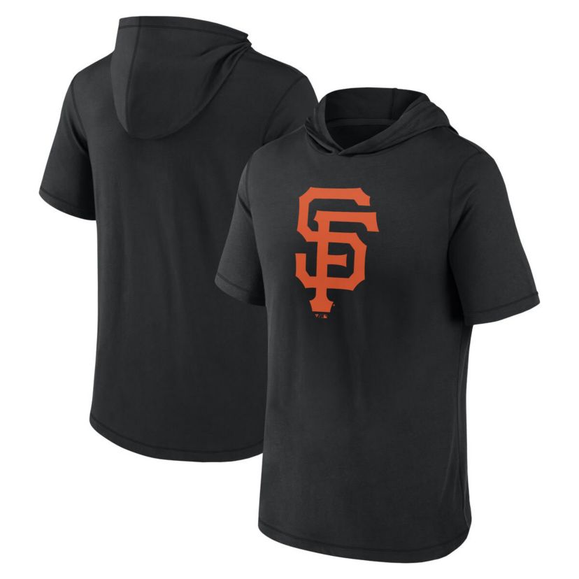 MLB Fanatics San Francisco Giants Short Sleeve Hoodie T-Shirt