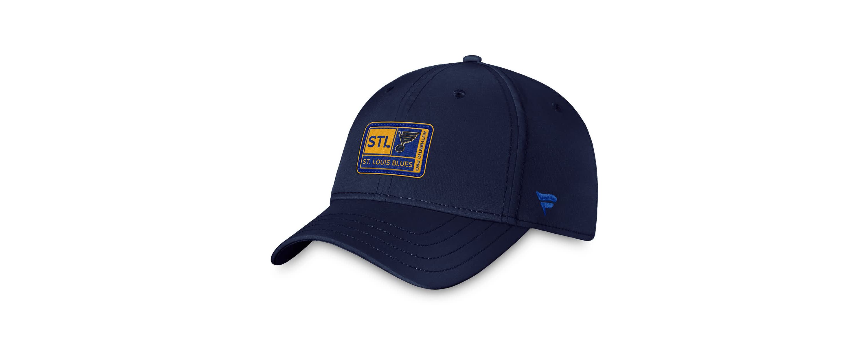 NHL Fanatics St. Louis Blues Authentic Pro Training Camp Flex Hat
