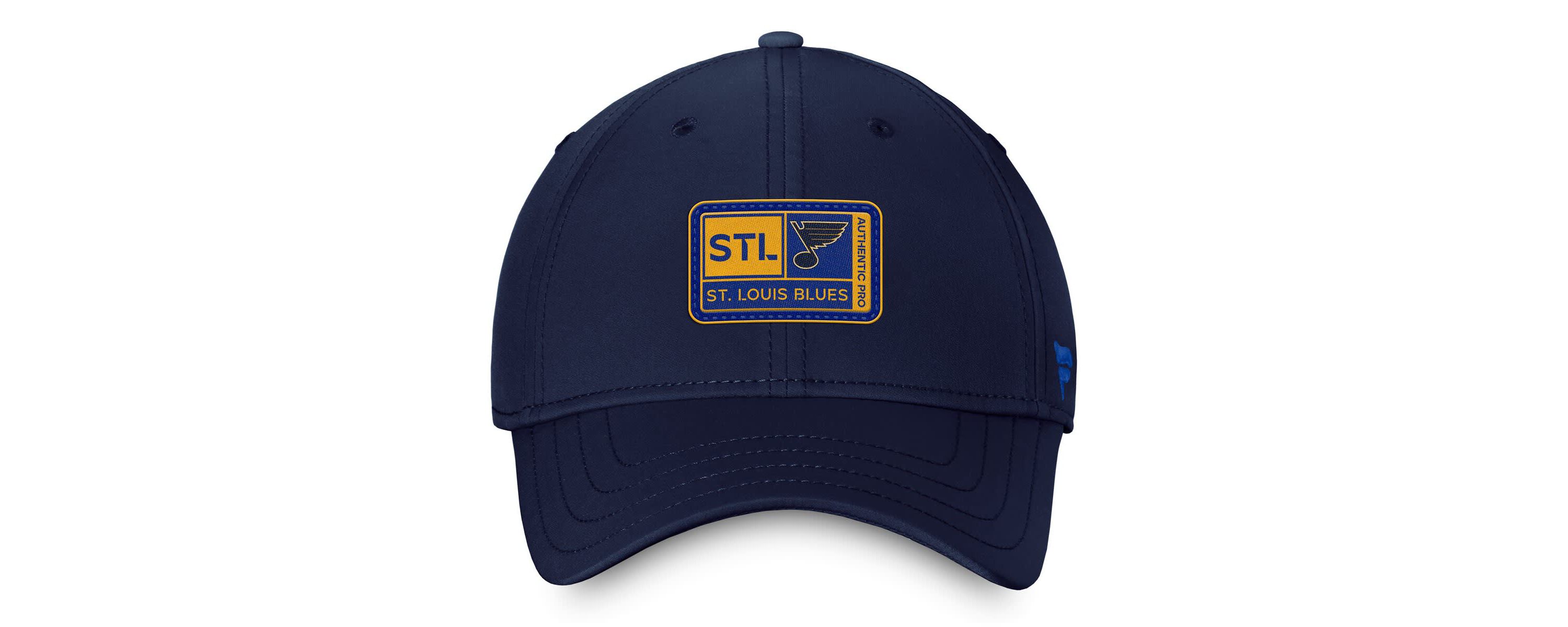 NHL Fanatics St. Louis Blues Authentic Pro Training Camp Flex Hat