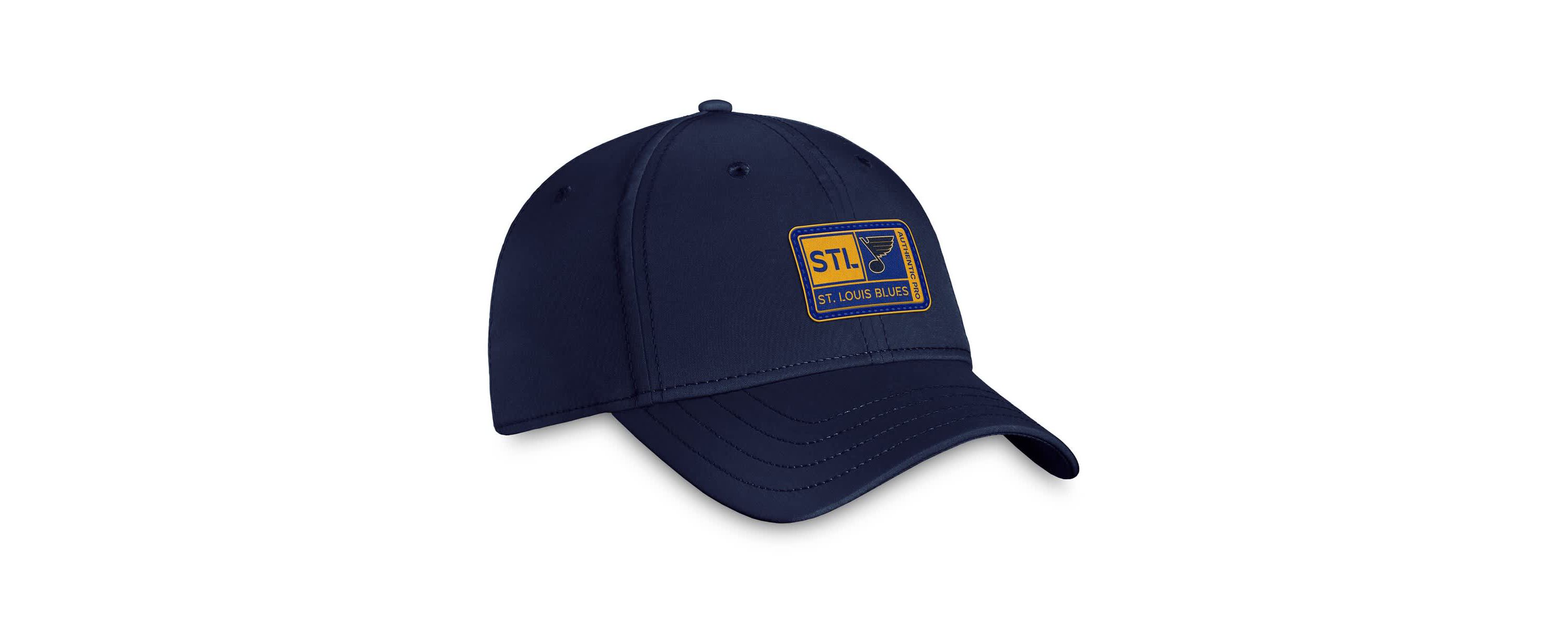 NHL Fanatics St. Louis Blues Authentic Pro Training Camp Flex Hat