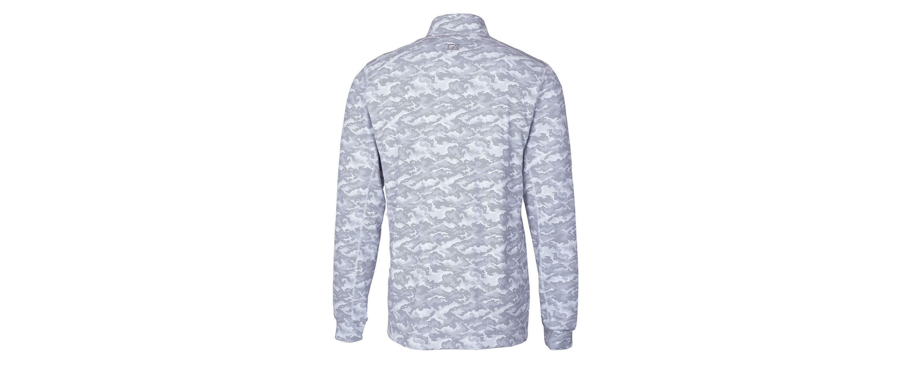 MLB Philadelphia Phillies Big & Tall Traverse Print Stretch Quarter-Zip Pullover Top
