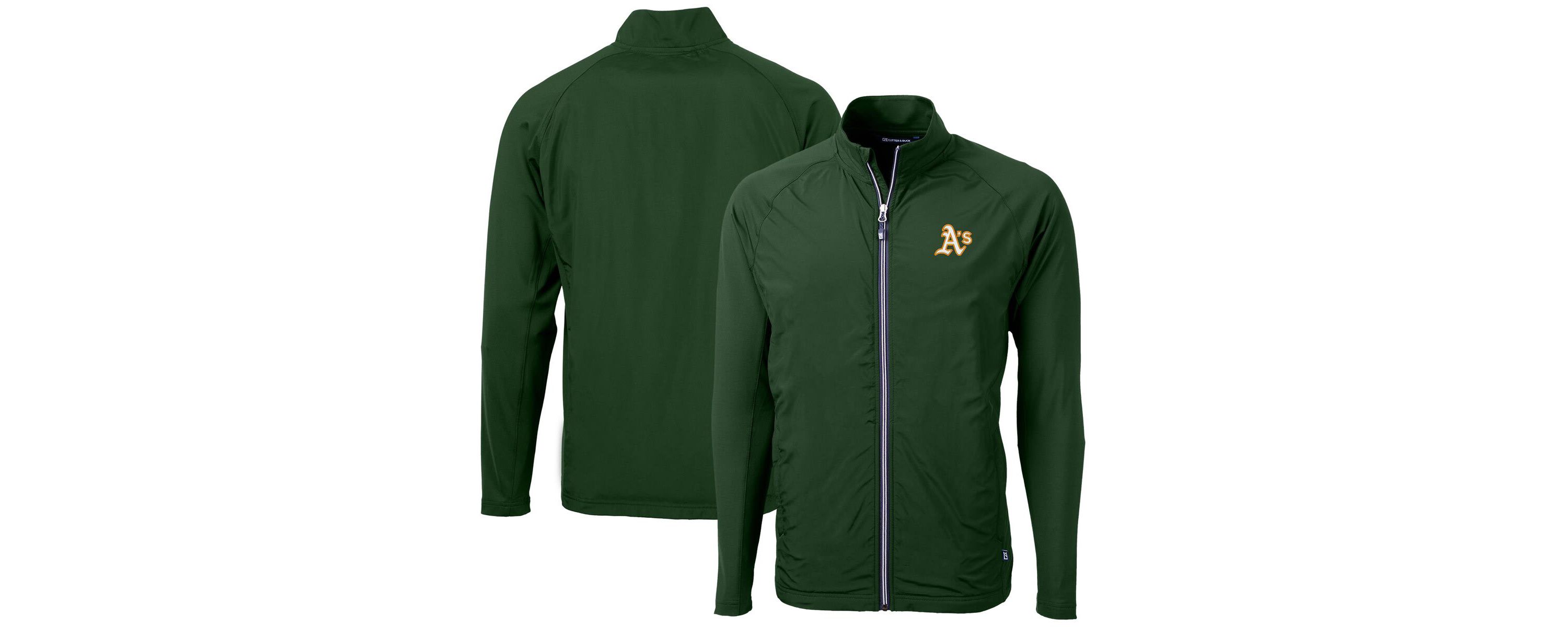Oakland Athletics MLB Athletics Adapt Eco Knit Hybrid Recycled Full-Zip Jacket