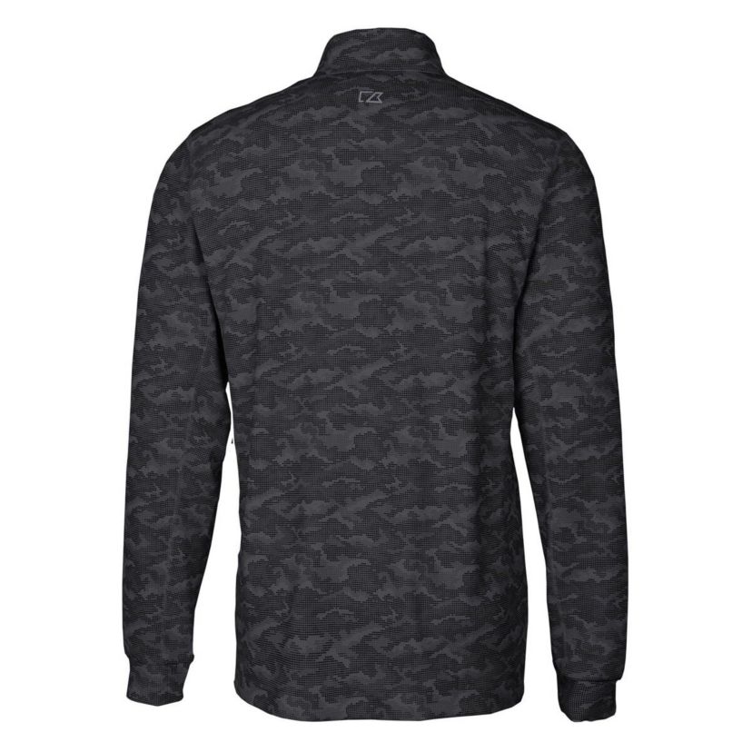 MLB Baltimore Orioles Traverse Print Stretch Quarter-Zip Pullover Top