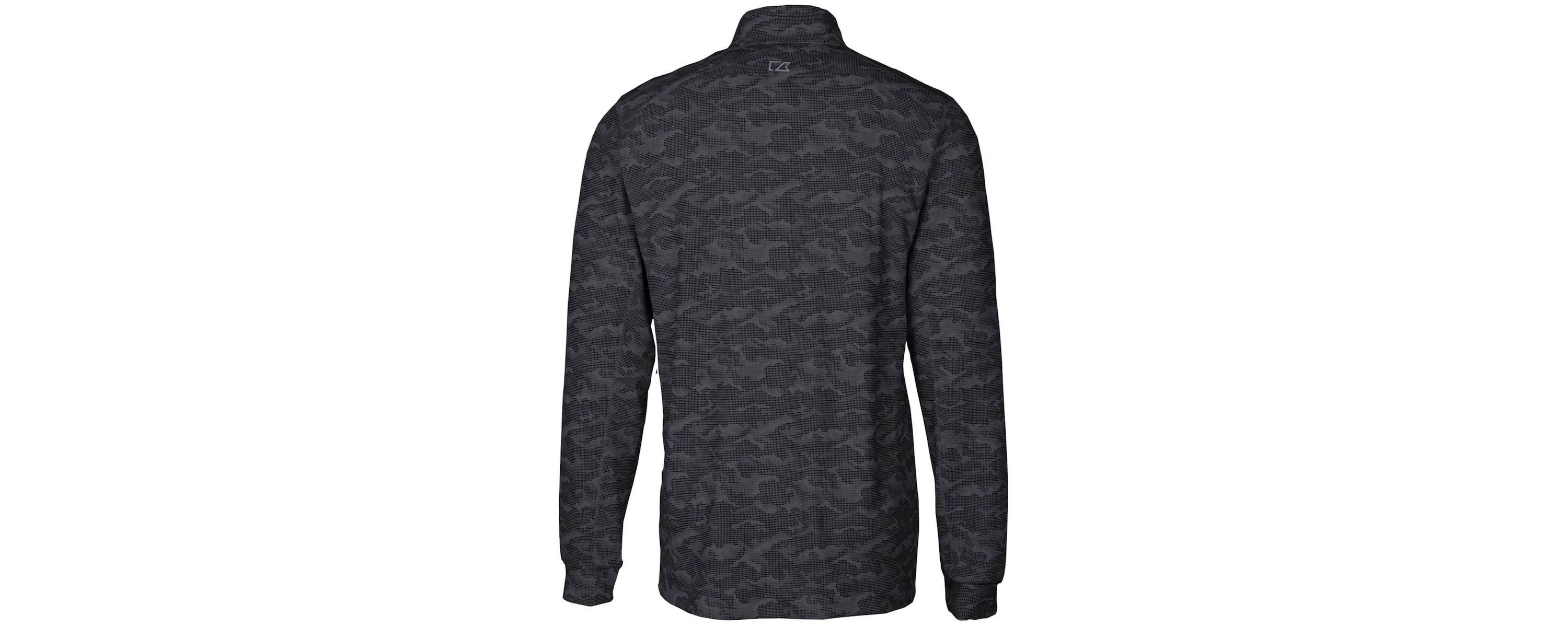 NCAA Washington State Cougars Big & Tall Traverse Print Stretch Quarter-Zip Pullover Top