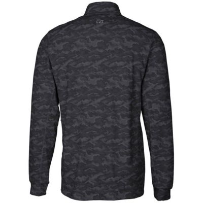 NCAA Appalachian State Mountaineers Big & Tall Traverse Print Stretch Quarter-Zip Pullover Top