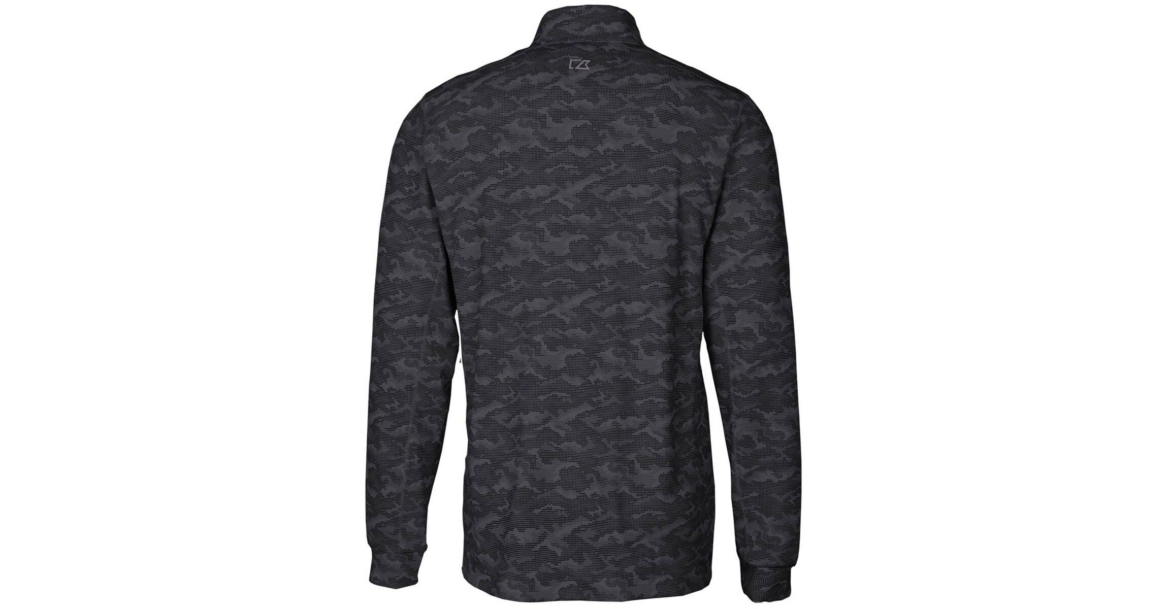 NCAA Arkansas Razorbacks Big & Tall Traverse Print Stretch Quarter-Zip Pullover Top