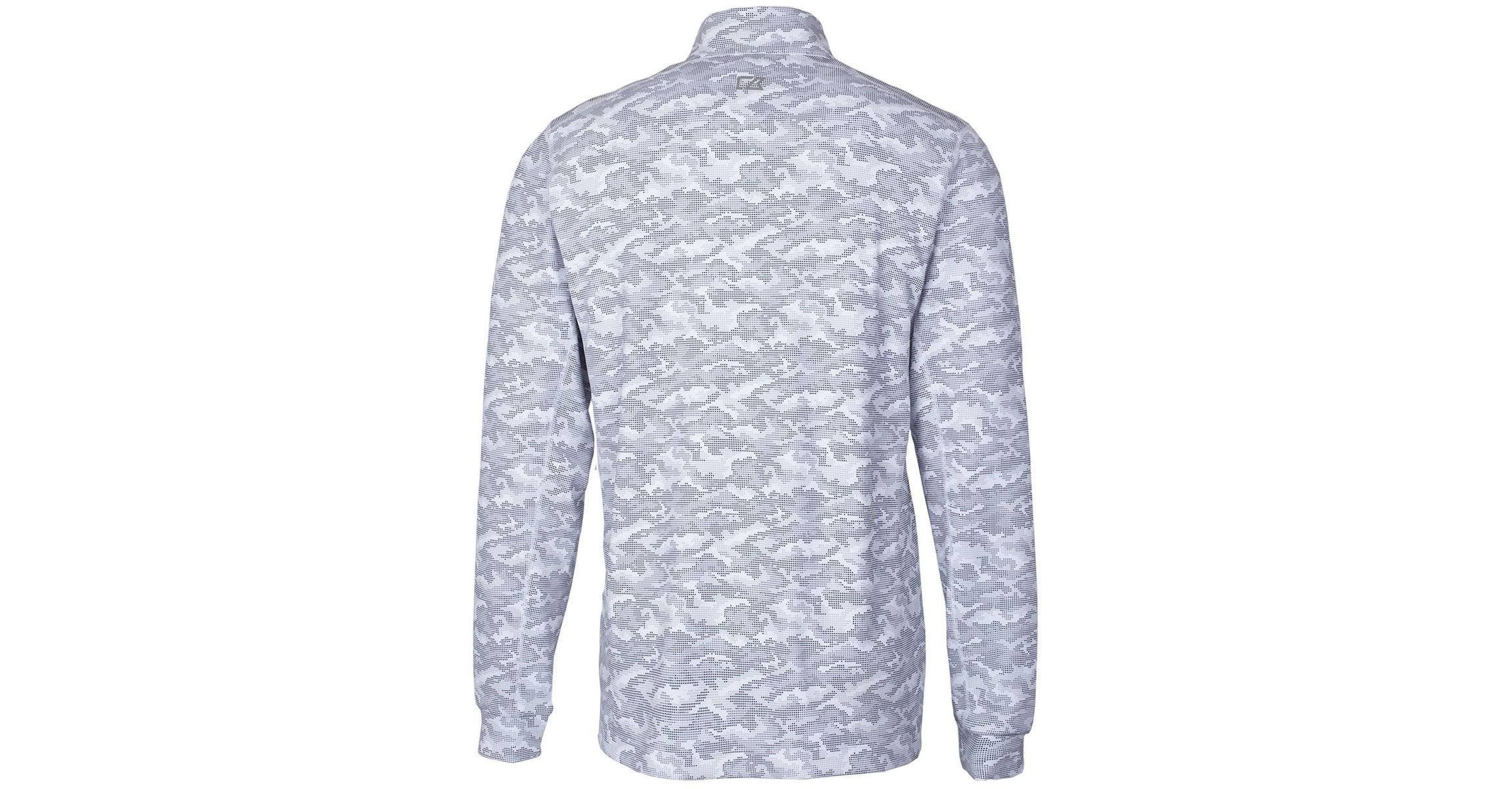 NCAA Notre Dame Fighting Irish Big & Tall Traverse Print Stretch Quarter-Zip Pullover Top