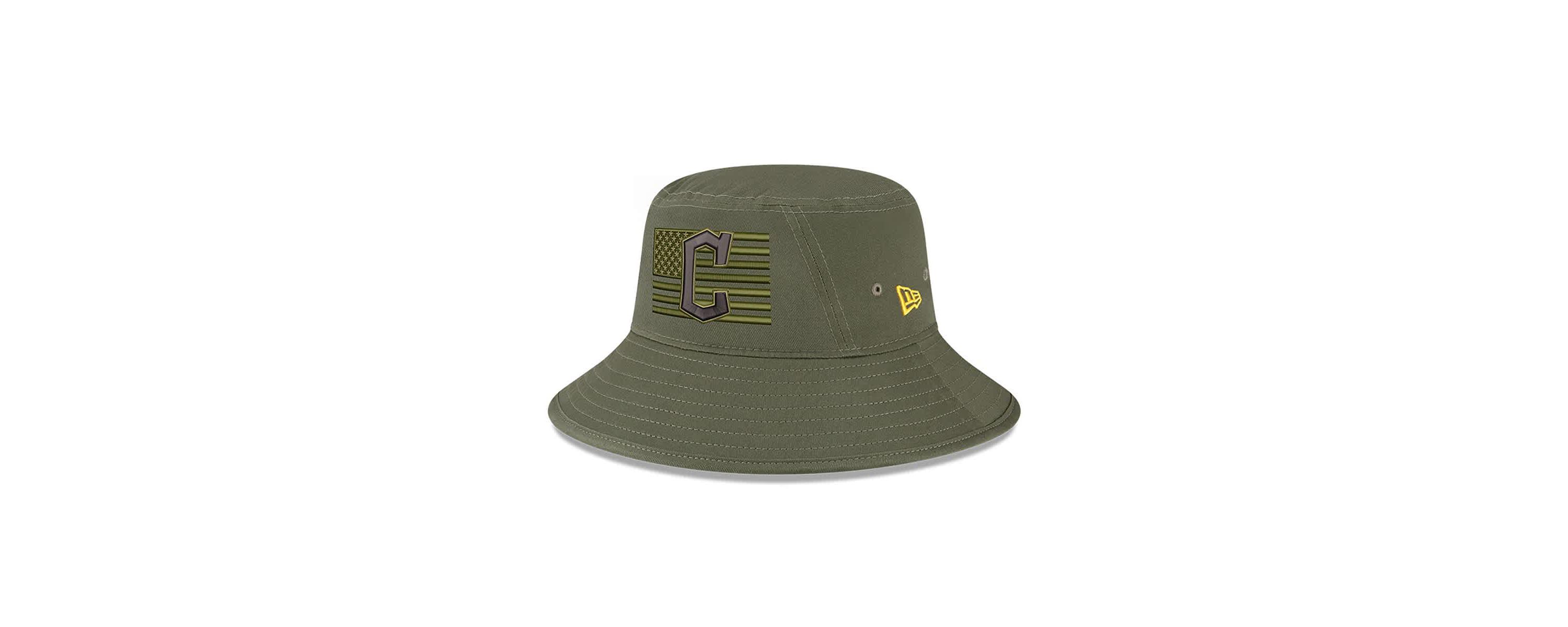 MLB Cleveland Guardians 2023 Armed Forces Day Bucket Hat
