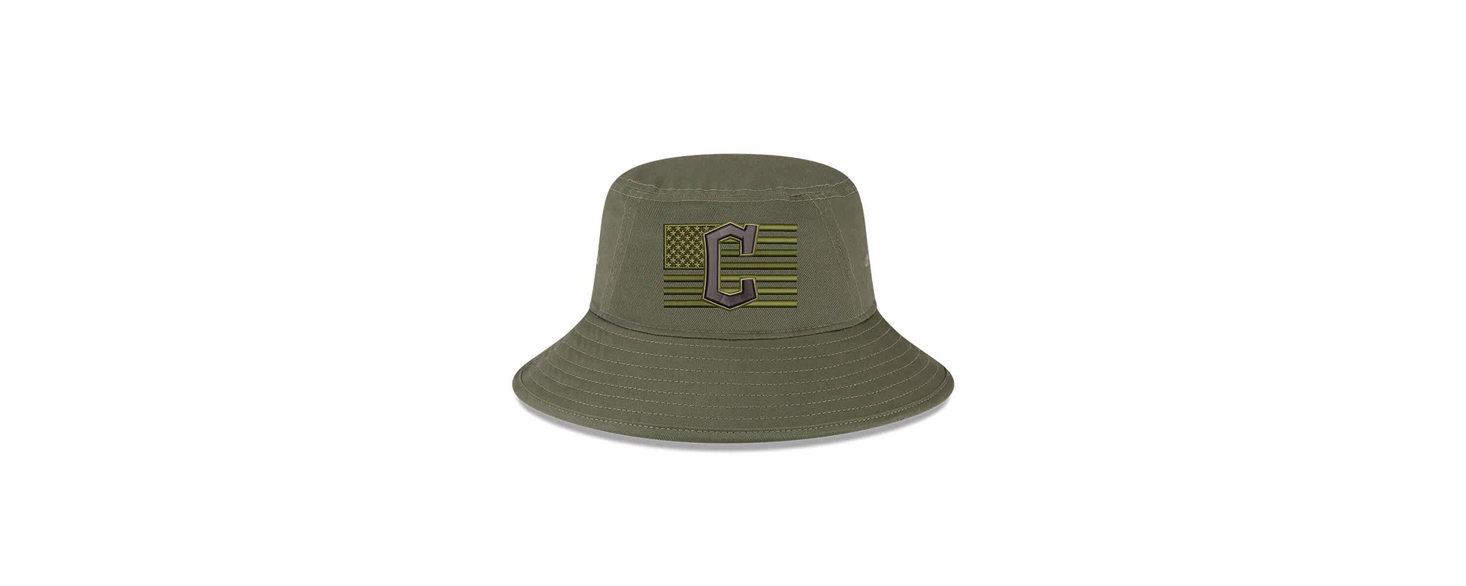 MLB Cleveland Guardians 2023 Armed Forces Day Bucket Hat
