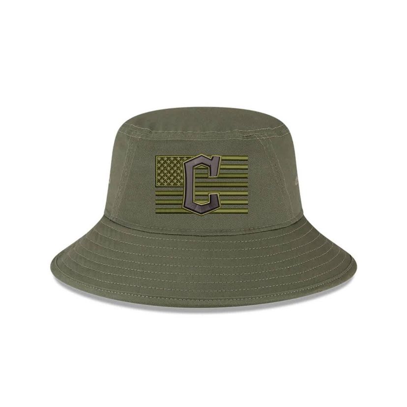 MLB Cleveland Guardians 2023 Armed Forces Day Bucket Hat