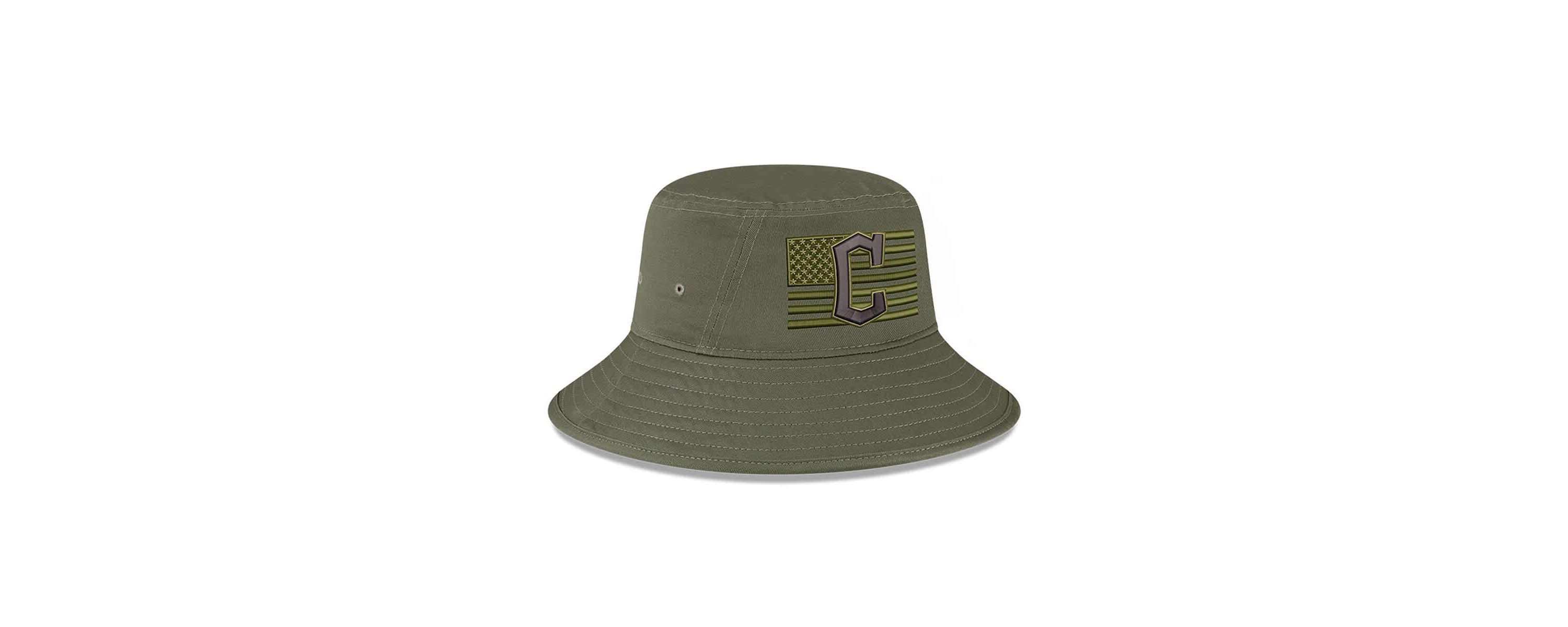 MLB Cleveland Guardians 2023 Armed Forces Day Bucket Hat