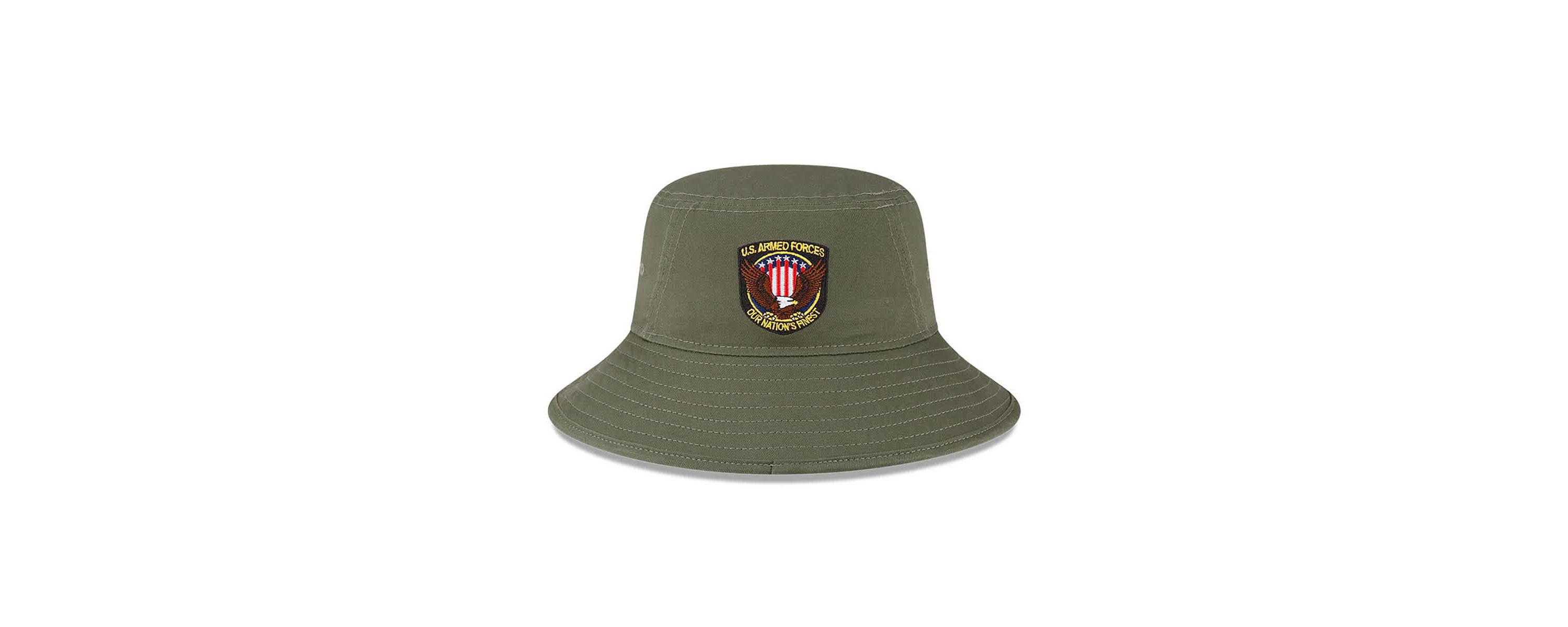 Oakland Athletics MLB Athletics 2023 Armed Forces Day Bucket Hat