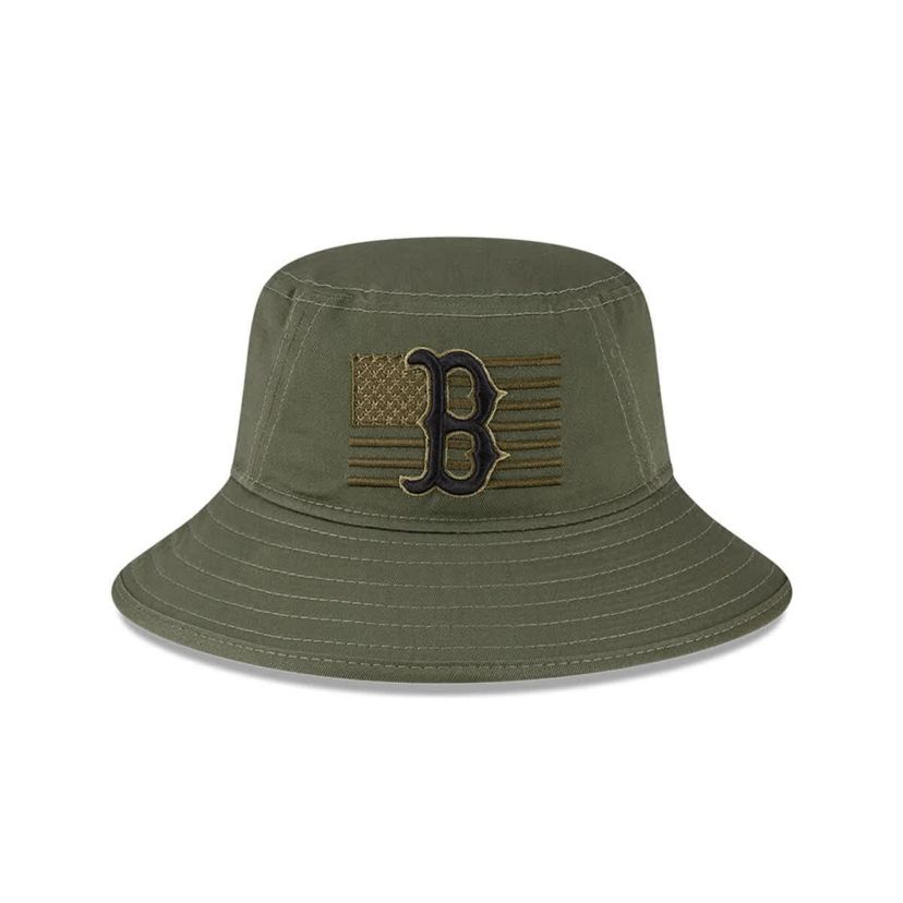 Boston Red Sox MLB Boston Sox 2023 Armed Forces Day Bucket Hat