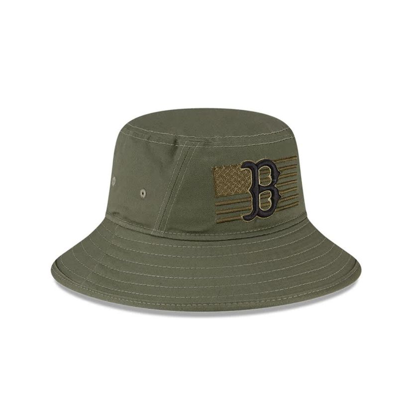 Boston Red Sox MLB Boston Sox 2023 Armed Forces Day Bucket Hat