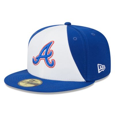 New Era Men's MLB White/Royal Atlanta Braves 2023 City Connect 59FIFTY Fitted Hat, White, 7 1/4