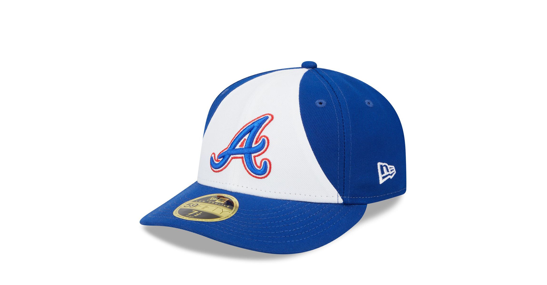 MLB White/Royal Atlanta Braves 2023 City Connect Low 59FIFTY Fitted Hat