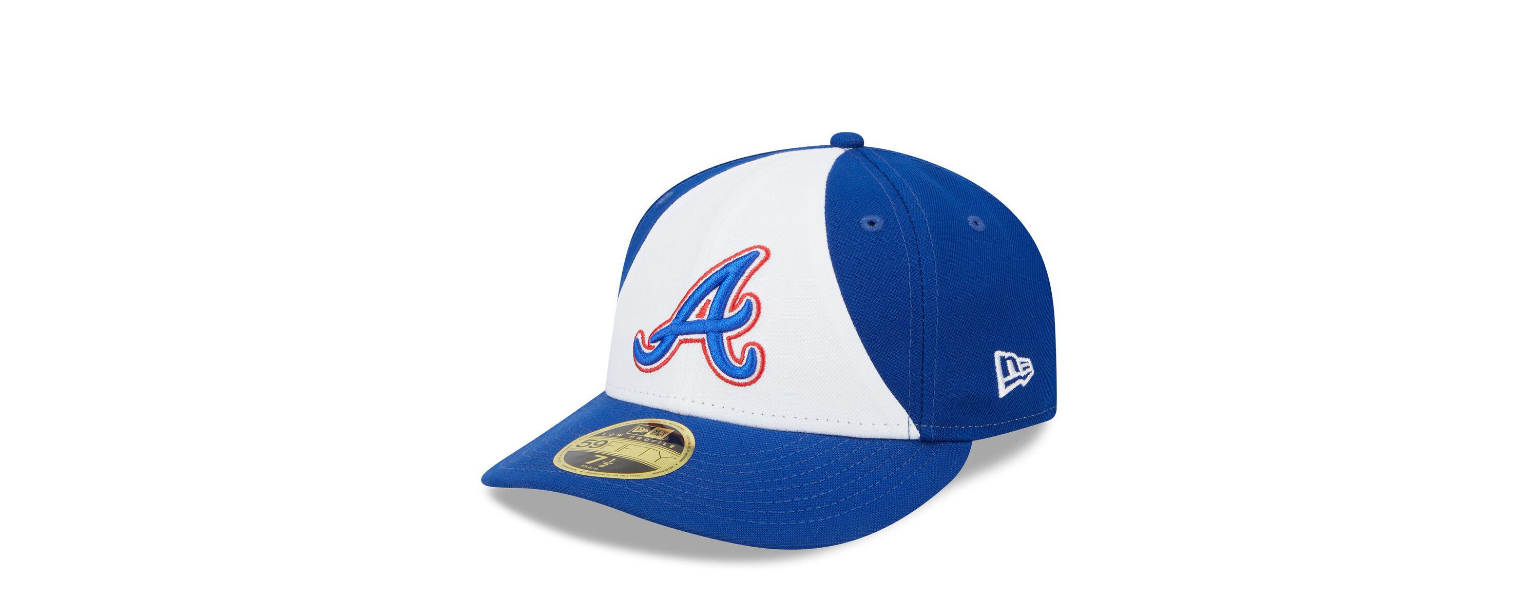 MLB White/Royal Atlanta Braves 2023 City Connect Low 59FIFTY Fitted Hat